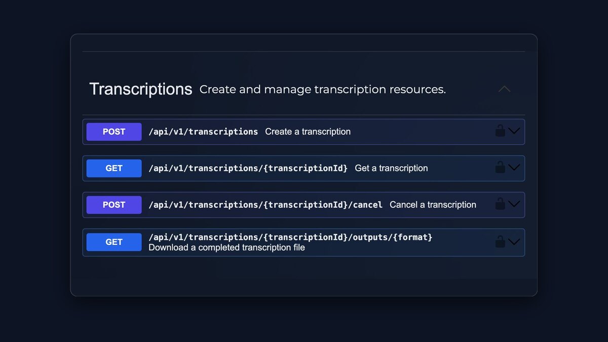 API access